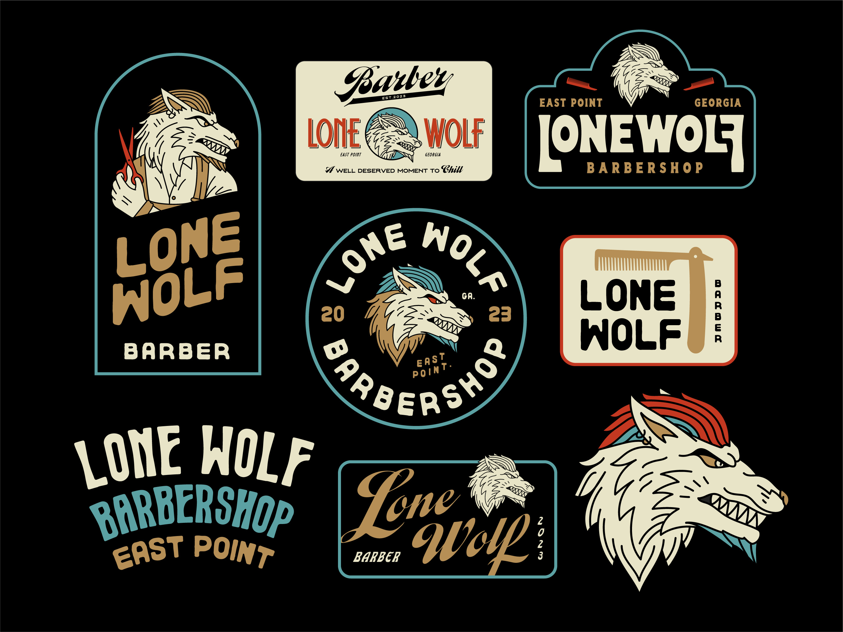Example of Vintage  Branding Package
