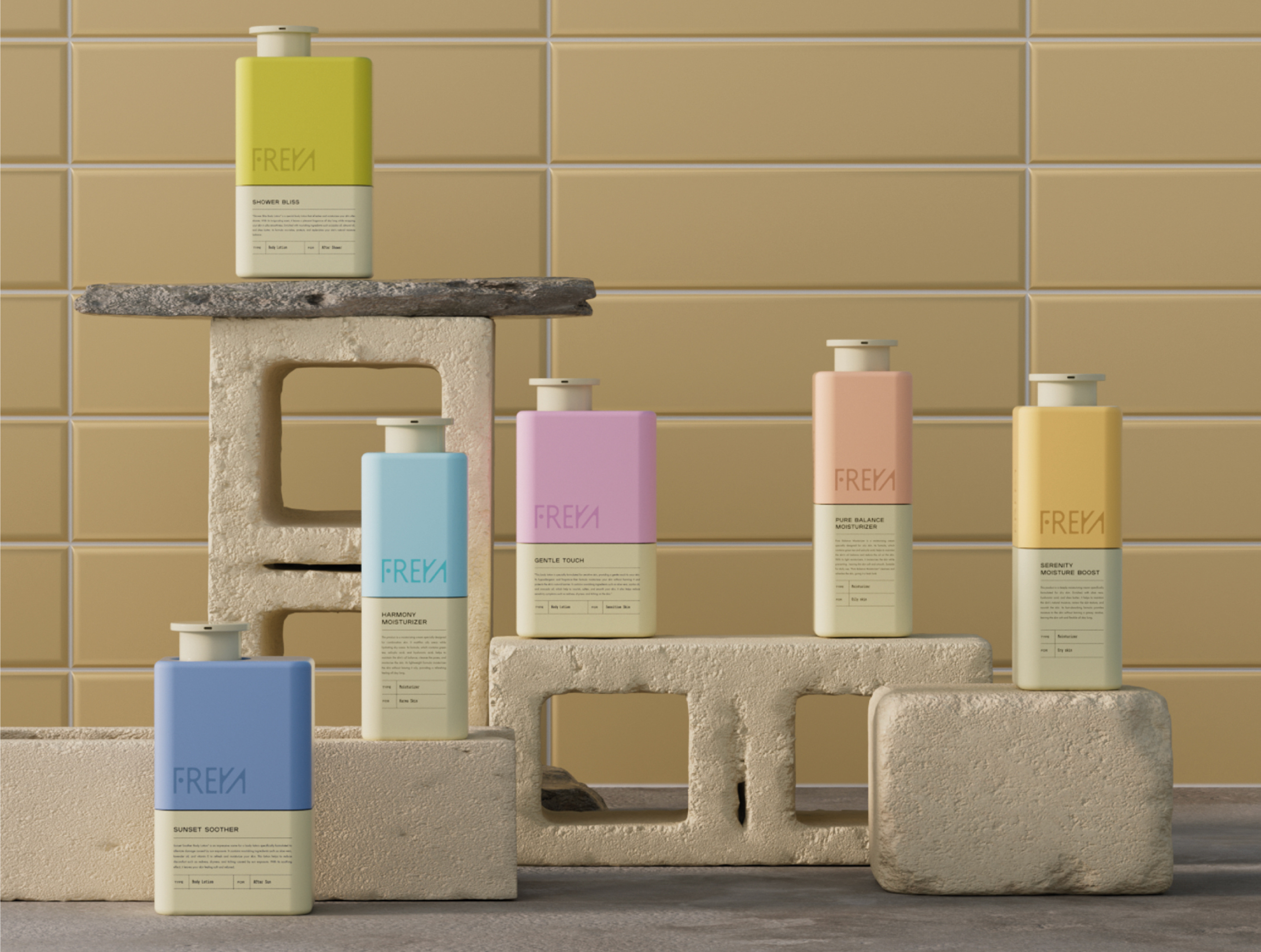 Example of Bundle 3 / Branding, Packaging & 3D