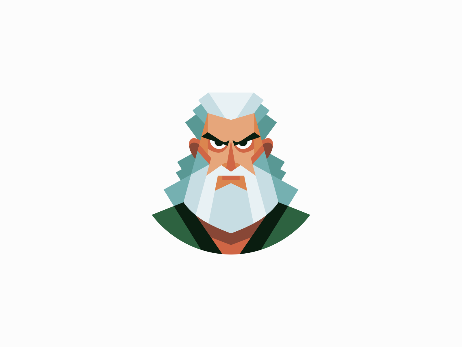 Example of Mythic Bearded God Logo