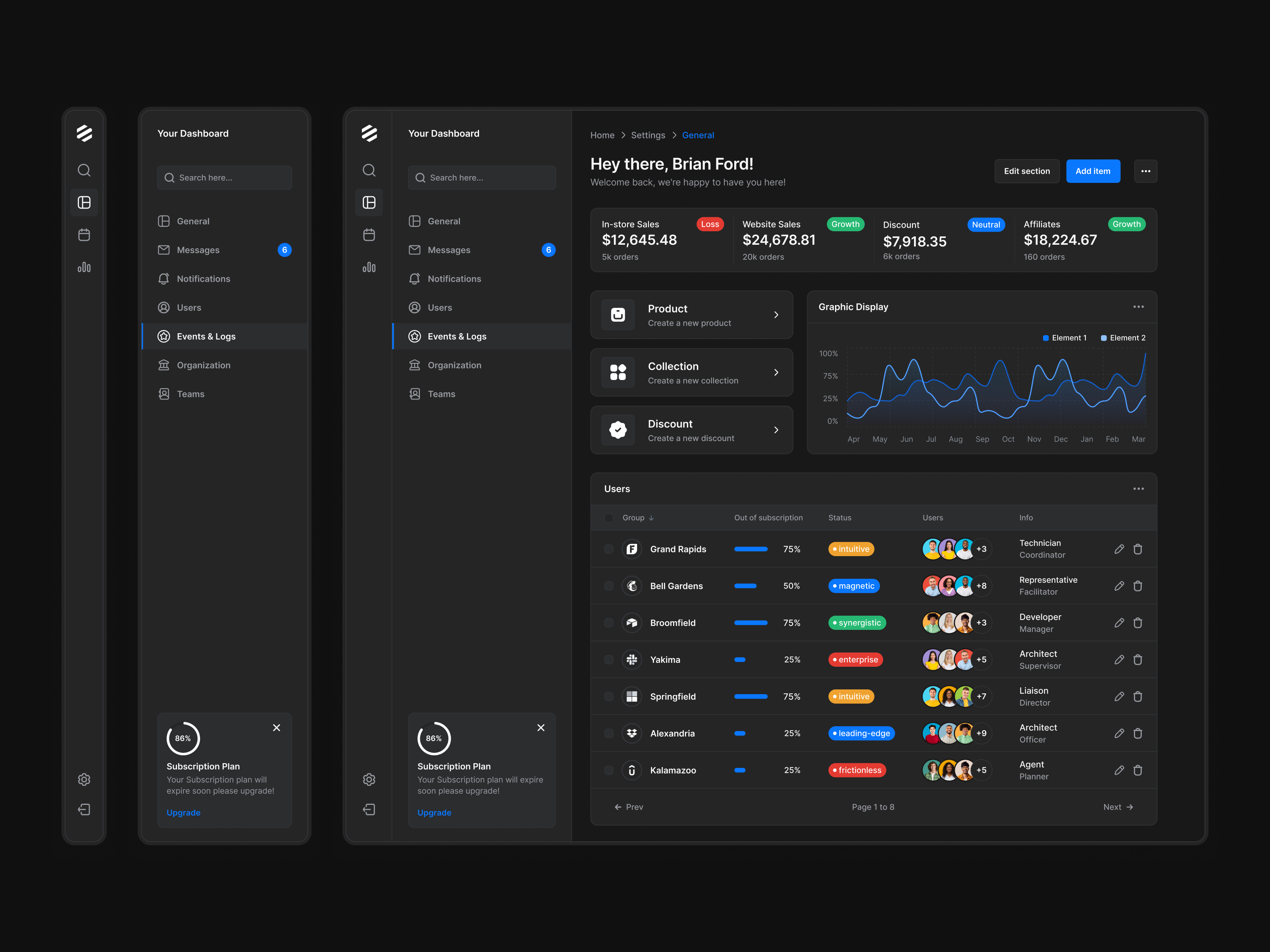 Example of Web Application Design (72h Delivery)
