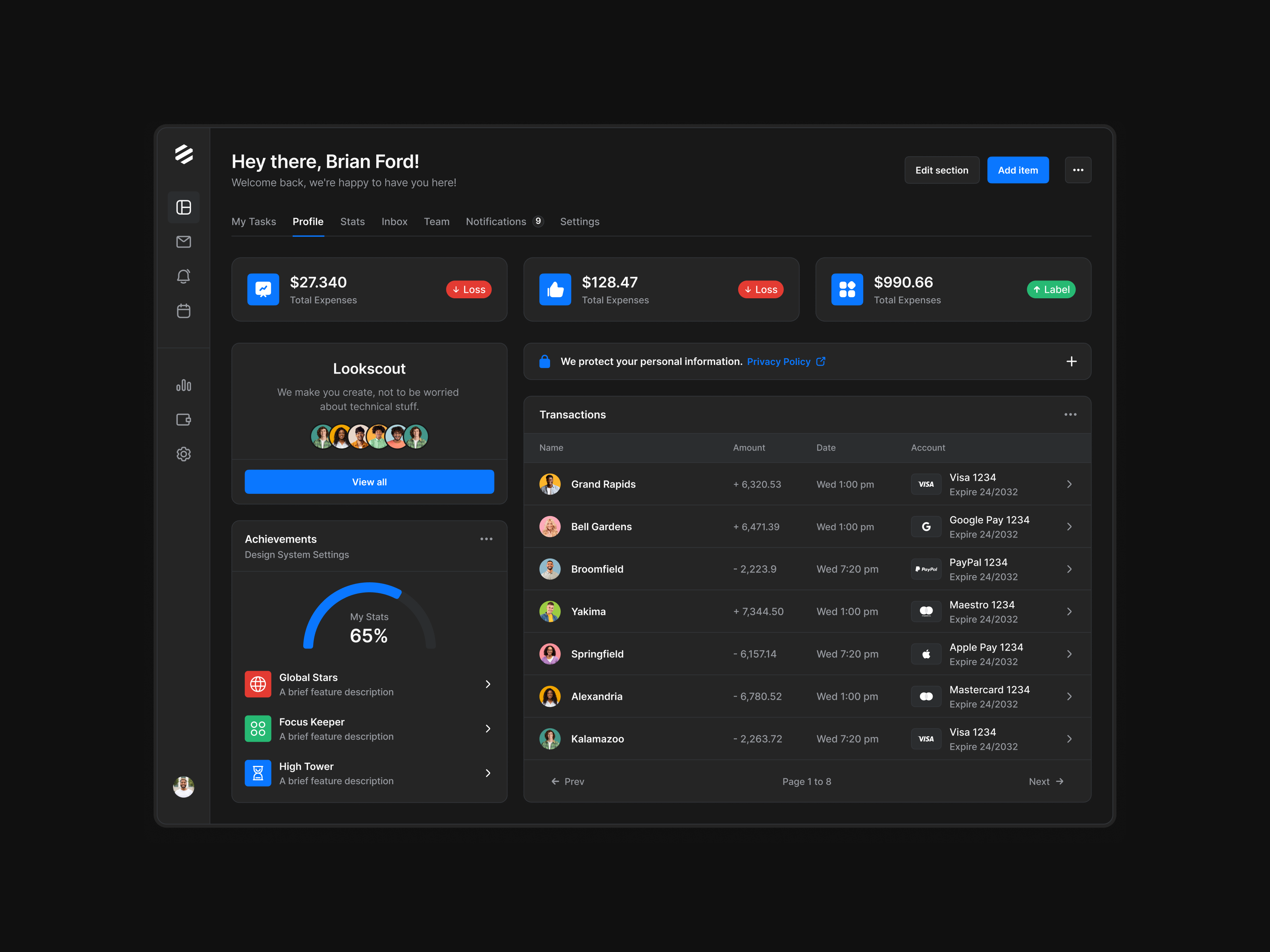 Example of Web Application Design (72h Delivery)