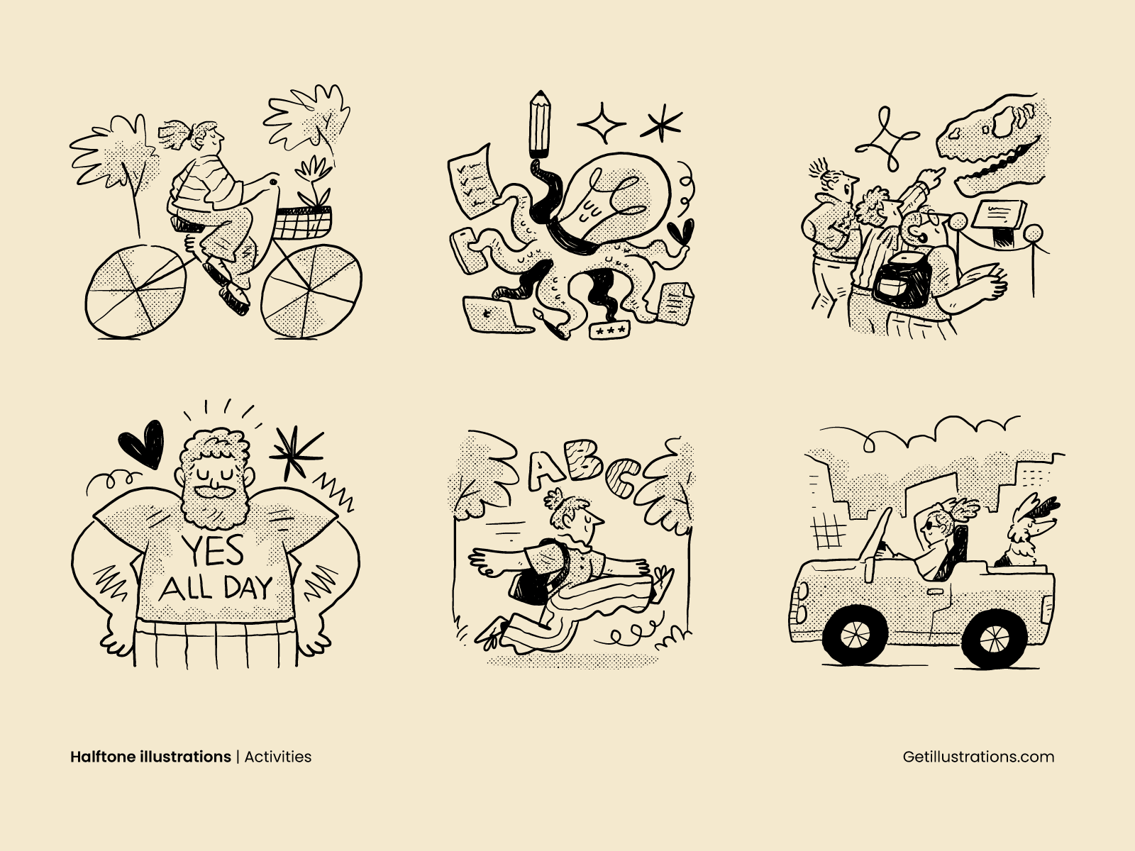 Example of Custom Vector Illustration   Hand Drawn