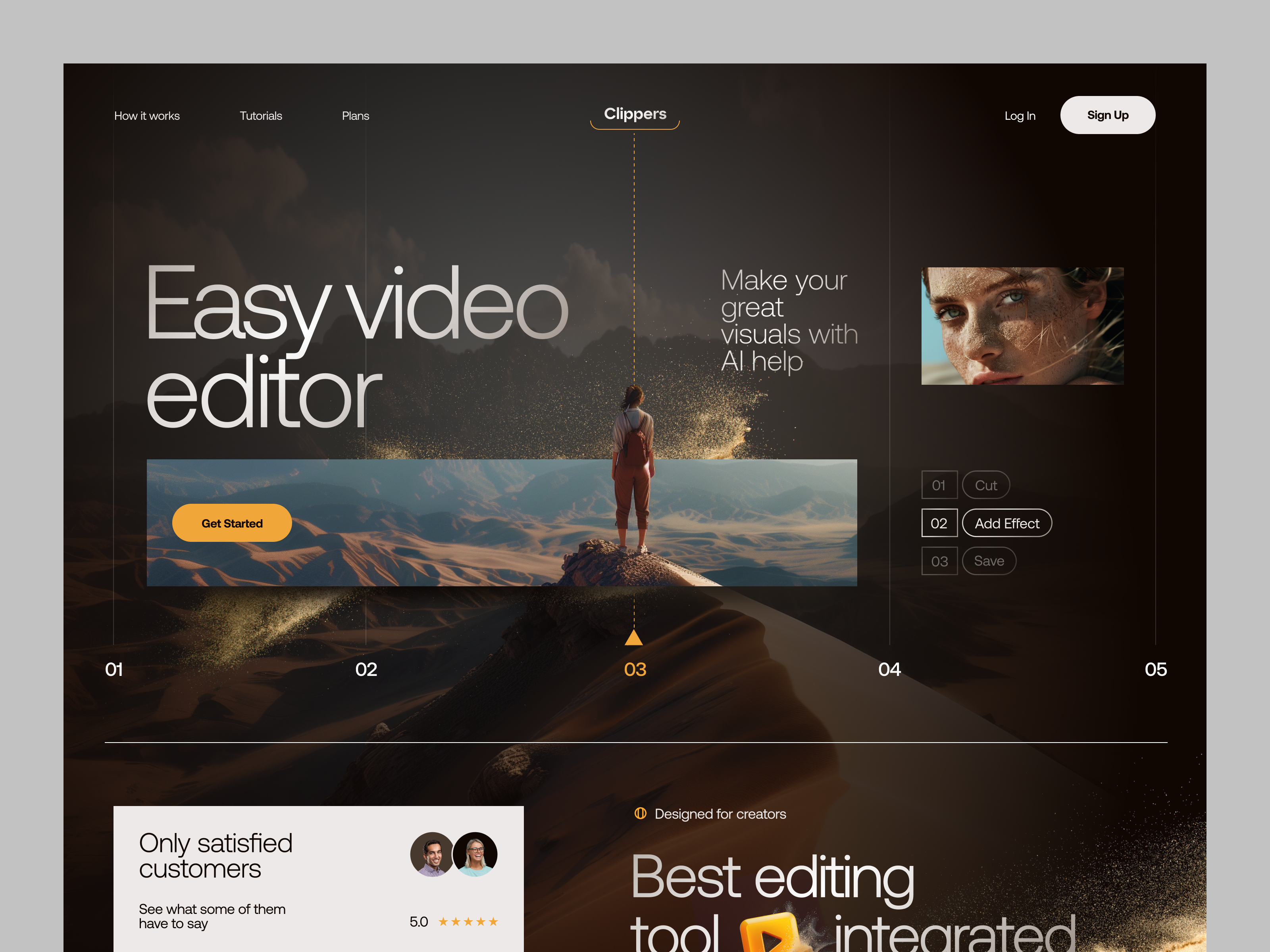 Example of Website Design (5 Pages)
