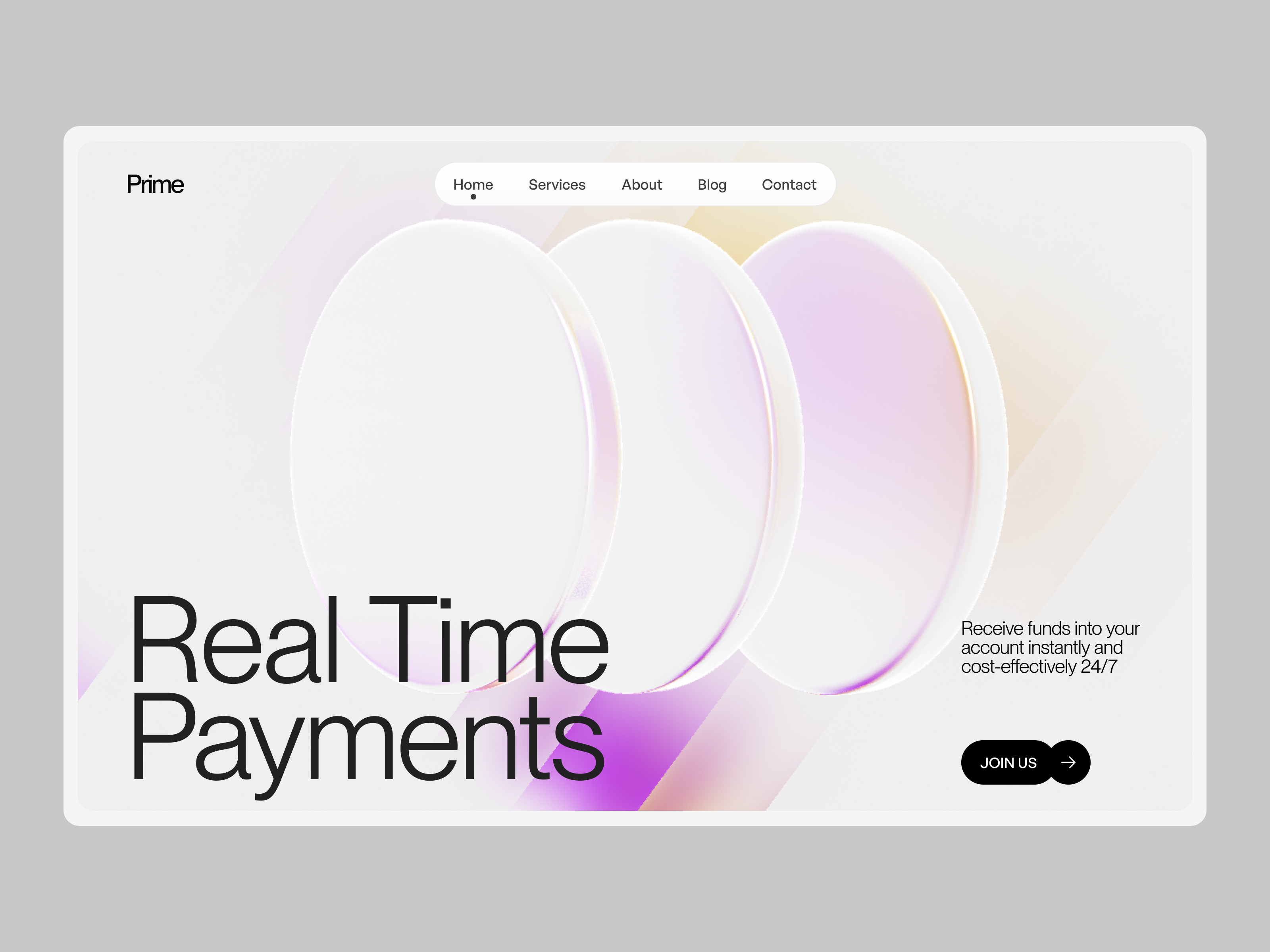 Example of Prime - Payment Website