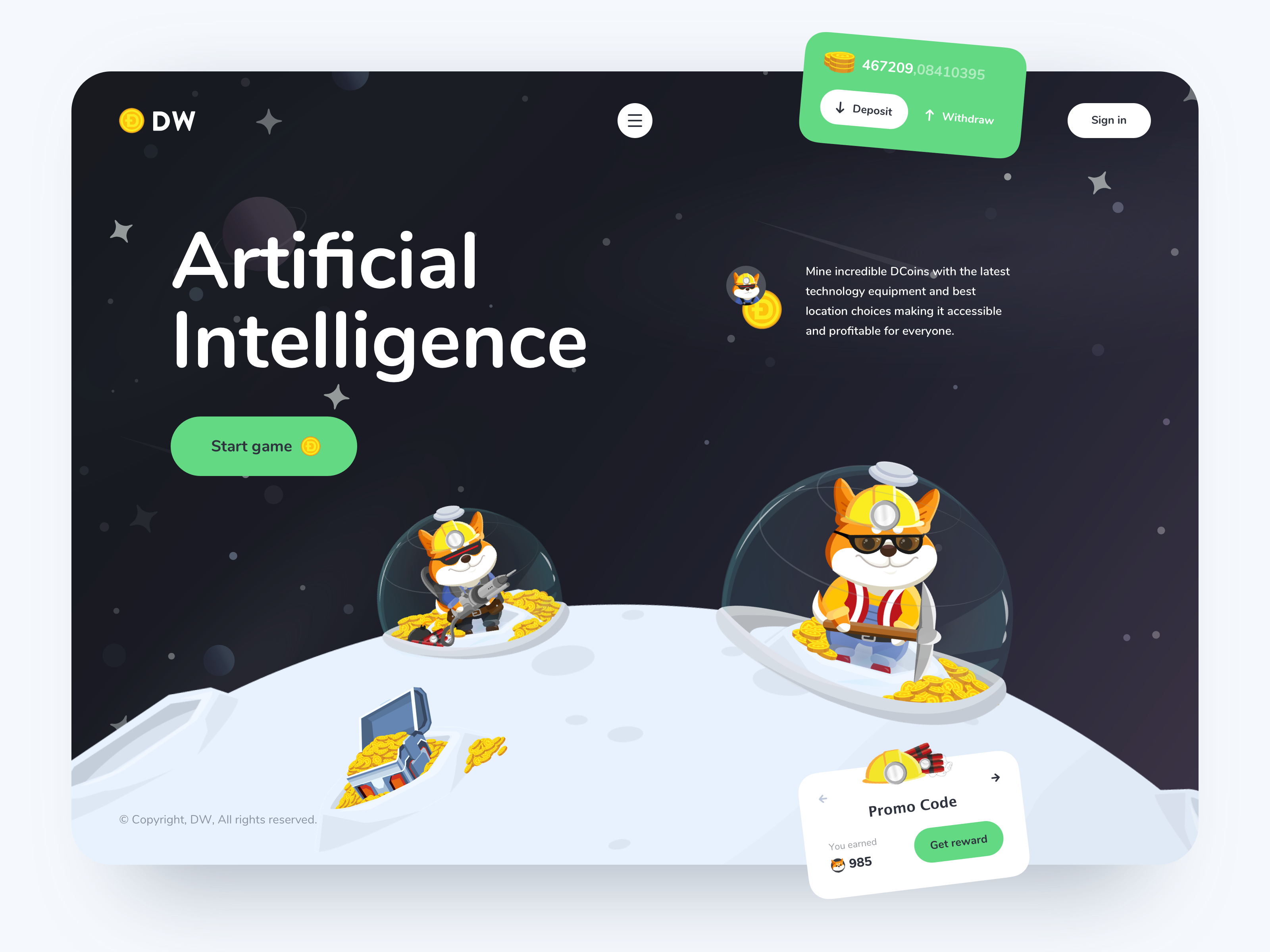 Example of Landing Page Design 